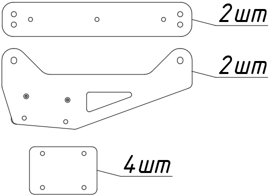 Рама RRSW-1018.KIT.Ri Комплект для подвеса Revolve 10 к раме RRSW-1018 — аксессуар для Revolve 10 Universal Acoustics