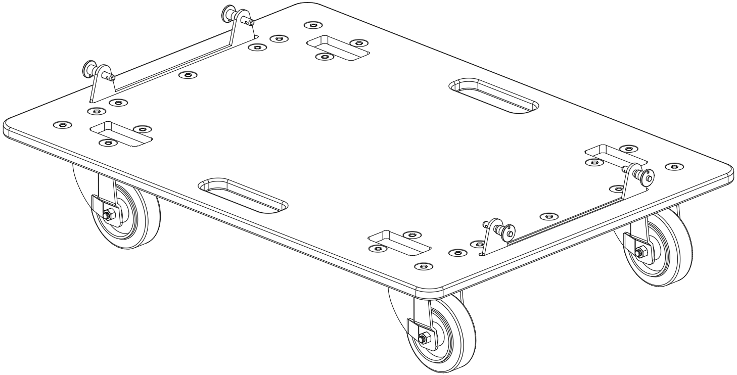 TL-T18B Телега — аксессуар для T18B Universal Acoustics