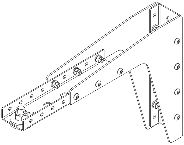 GL-M8CX Кронштейн подвесной — Г-образный — аксессуар для Mobile 8CX Universal Acoustics